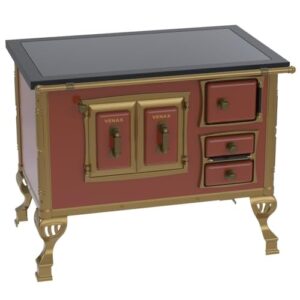 Fogão a Lenha N 2 Colonial Premium Tabaco Saida Esquerda