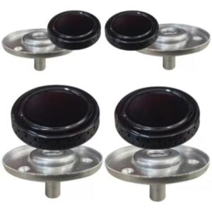 Fogão Atlas Kit 4 bocas Fogão Atlas Mônaco Espalhador com Queimador 2 Pequenos e 2 Grandes