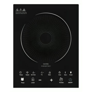 Fogão de Indução 1 Boca Cooktop de Indução Preto 110V/220V Fogão Elétrico Indução 1 Boca
