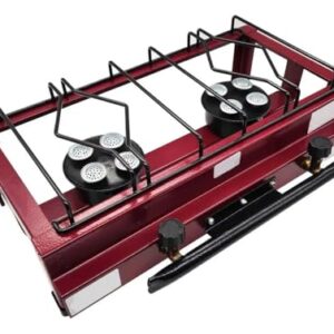 Fogão de mesa 2 bocas semi-indústrial com mangueira