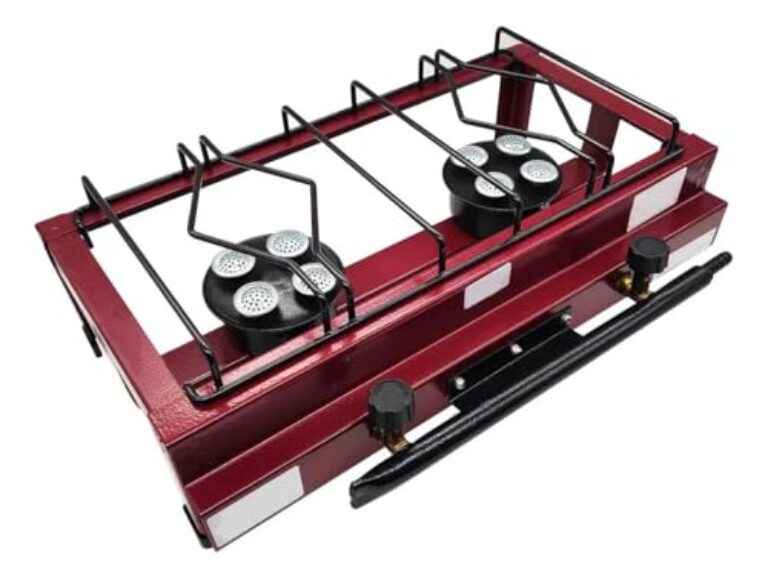 Fogão de mesa 2 bocas semi-indústrial com mangueira