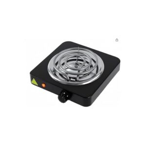 Fogão Elétrico de Indução, Portátil, 1 Boca, 1000W, 220V, Preto, Base Antiderrapante, 21x21x6cm, Controle de Temperatura 80-500°C