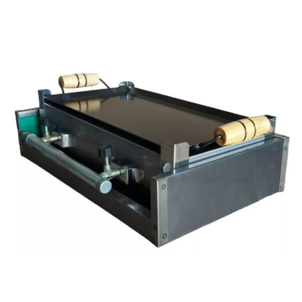 Fogão Fogareiro Alta Pressão Inox 2 Bocas Com Chapa E Caixa Inox De Proteção Caminhoneiro Pesca Camping Assessório Caminhão