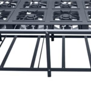 Fogão Industrial 8 Bocas Duplas 40x40 P8 Pintado