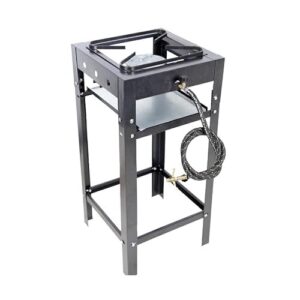 Fogão industrial alta pressão 1 boca fritura - Queimador Profissional para Fritura e Cozimento Rápido, Ideal para Lanchonetes, Restaurantes e Churrascos