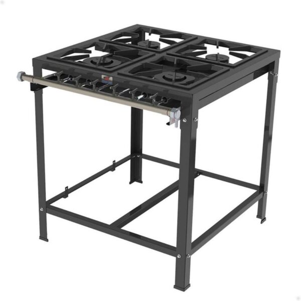 Fogão Industrial Progás PMSD-42 G2 4 Bocas A Gás 2 Bocas Duplas e 2 Bocas Simples Sem Forno P42198