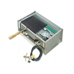 Fogão Inox Alta Pressão 2 Bc C/caixa Inox E Chapa Aço C/cabo