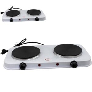 Fogão Portátil Elétrico 2 Bocas - 2.000 Watts - 110v