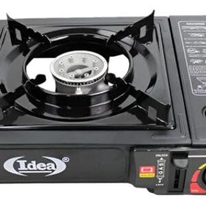 Fogão Portátil à Gás, Fogareiro de Mesa, 35x28x9 cm, Para Uso Doméstico e Camping