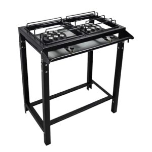 Fogão Portátil Industrial Grande 2 Bocas Alta Pressão Roa