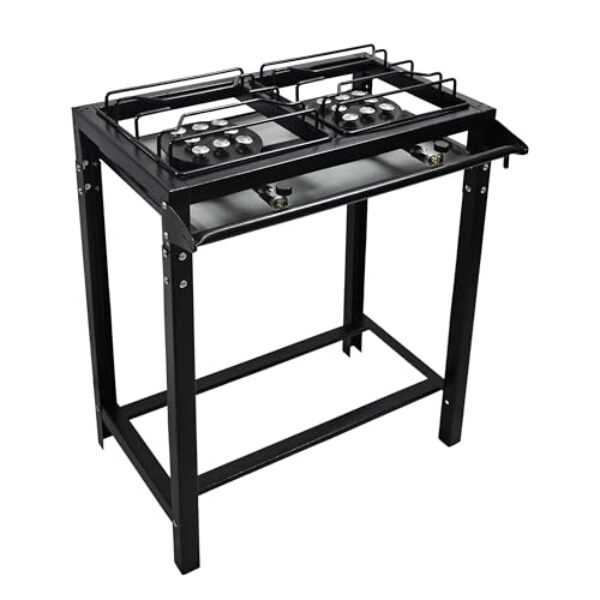 Fogão Portátil Industrial Grande 2 Bocas Alta Pressão Roa