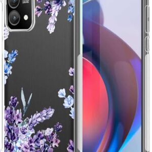 FollmeAir Capa para Moto G Stylus 5G 2023, Slim Flexível TPU para Meninas Mulheres Airbag Amortecedor Borracha Amortecedor Capa de Silicone Macio Apto para Motorola Moto G Stylus 2023 5G (Lavanda Roxa