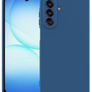 Foluu Capa de silicone para Samsung Galaxy A17 4G/5G, capa amortecedora de borracha de gel líquido com forro de microfibra macia, capa protetora fina e rígida à prova de choque para Galaxy A17 4G/5G