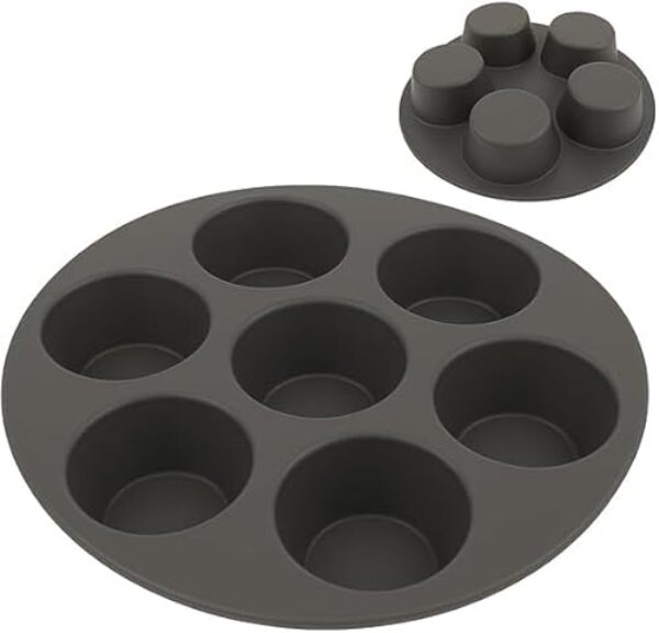 Forma de Cupcake para Air Fryer, Molde para Muffins, Acessório para Fritadeira Elétrica - Cores Sortidas