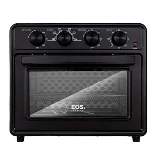 Forno e Fritadeira Air Fryer Eos 35 Litros Premium All Black Eaf35ap 110v