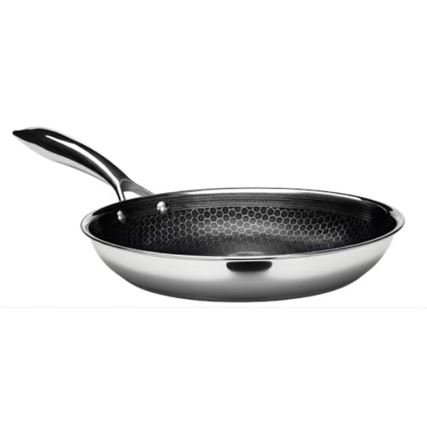 Frigideira Antiaderente Inox 26cm CookingPro Com Revestimento Antiaderente e Antirrisco– Alta Performance e Resistência (LINHA DE LUXO).
