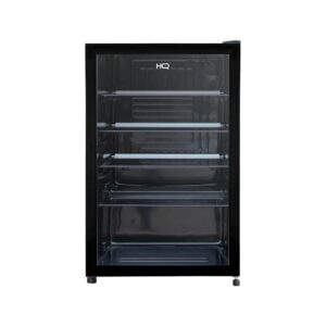 Frigobar Expositor Vertical HQ-130FBPVL Vidro Duplo 130 Litros Preto 220V