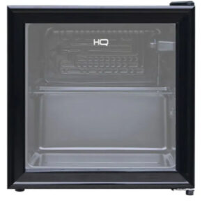 Frigobar Expositor Vertical HQ Vidro Duplo 50 Litros Preto