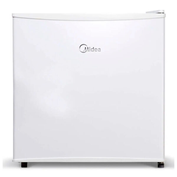 Frigobar Geladeira Midea 45 Litros Usado 110V Prateleira Gelo Suporte de Latas Refrigerador Cozinha Quarto Hotel Suite