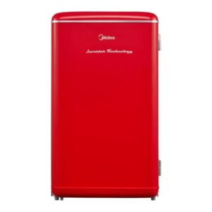 Frigobar Retrô 93 litros Vermelho Inverter Bivolt Midea