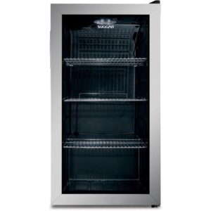 Frigobar Suggar 88 Litros Com Porta De Vidro FB8811IX/FB8812IX Inox 110V