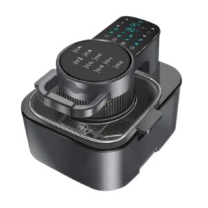 Fritadeira Air Fryer 3.8L 6,5L 8L Litros Sem Óleo Painel Digital Lcd(WKK-003Y 8L,110/127 V)