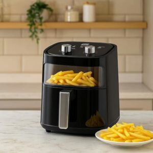 Fritadeira Air Fryer 3L Sem Óleo 1480W Painel Digital Touch – Cozinha Prática 127 volts