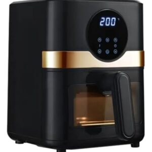 Fritadeira Air Fryer Extream 4,3L 220V Sem Óleo Premium (Preto e Dourado)