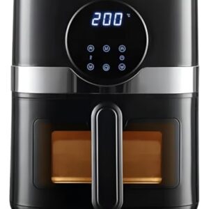 Fritadeira Air Fryer Extream 4,3L 220V Sem Óleo Premium (Preto e Prata)
