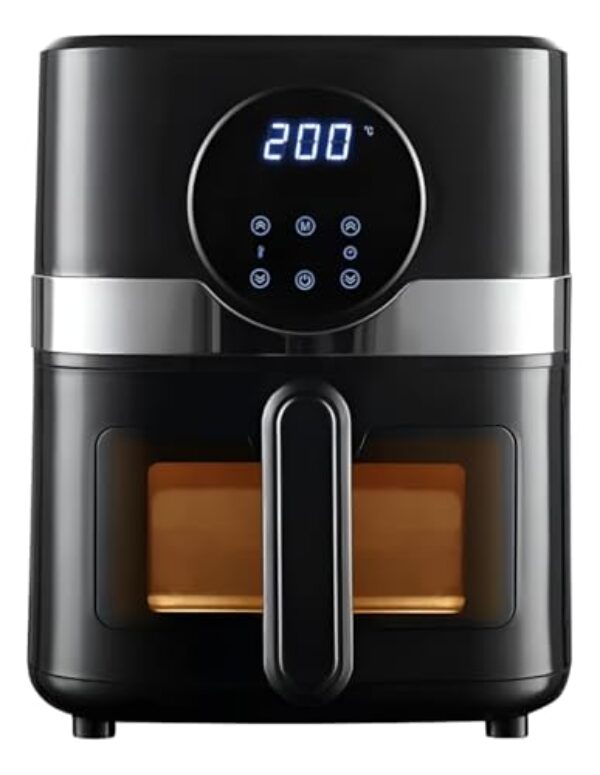 Fritadeira Air Fryer Extream 4,3L 220V Sem Óleo Premium (Preto e Prata)