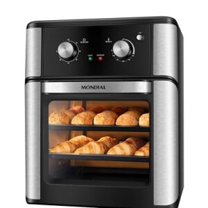 Fritadeira Air Fryer Forno Oven Analógica 12L, Mondial, Preto, 2000W, 110V - AFON-12L-AB