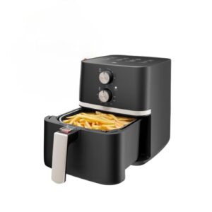 Fritadeira de Ar Quente de Alta PotêNcia Capacidade de 4 Litros Temperatura AjustáVel Revestimento Antiaderente de Dupla Camada 1500 Watts(220V)