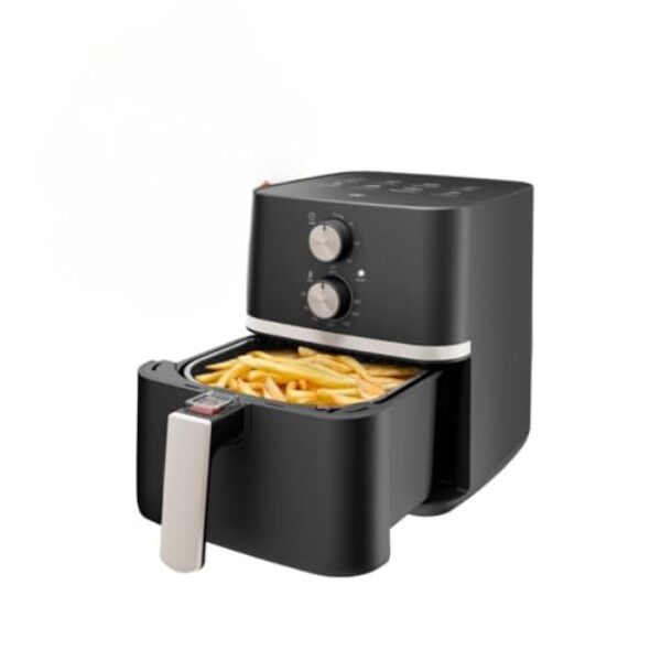 Fritadeira de Ar Quente de Alta PotêNcia Capacidade de 4 Litros Temperatura AjustáVel Revestimento Antiaderente de Dupla Camada 1500 Watts(220V)