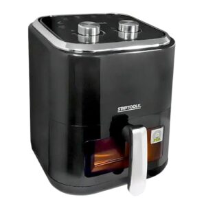 Fritadeira Elétrica Air Fryer Sem Óleo, 5 Litros, Preta, 220V