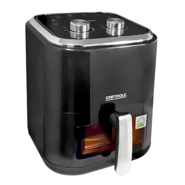 Fritadeira Elétrica Air Fryer Sem Óleo, 5 Litros, Preta, 220V