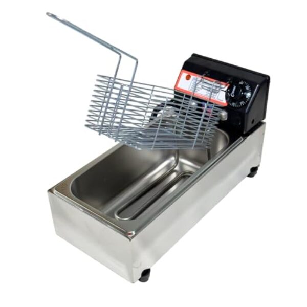 Fritadeira Elétrica Industrial 3L Cuba (110v) Compacta Econômica Fritura