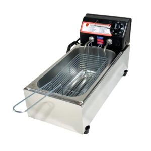 Fritadeira Elétrica Industrial Compacta 3L Cuba (220v) Econômica Fritura