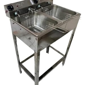 Fritadeira Elétrica Profisional 10 Litros Com Suporte Inox 220v