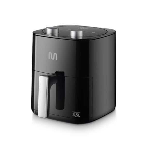 Fritadeira Elétrica sem óleo Air Fryer 3,5L 1350W 127V com Timer Sonoro Preto Multi - GO229