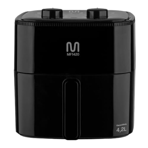 Fritadeira Elétrica sem óleo Air Fryer 4,2L 1320W 220V com Timer Sonoro Preto Multi - GO253