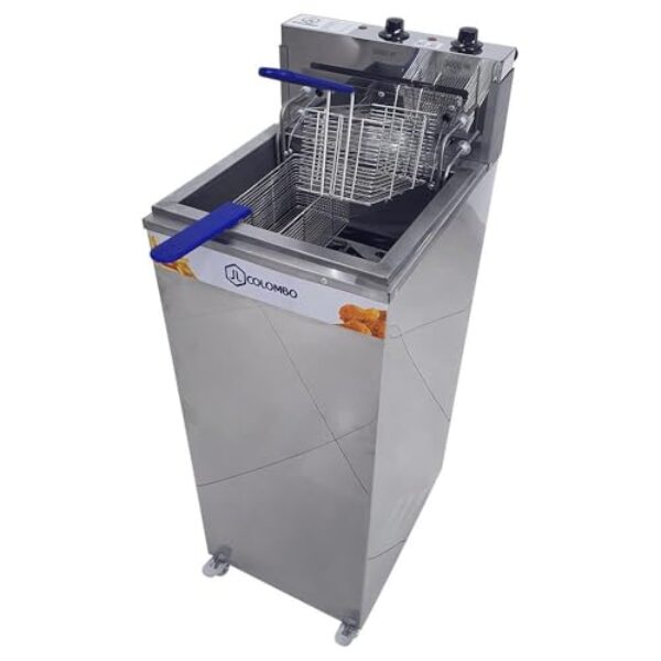 Fritadeira Elétrica Zona Fria JL Colombo Gabinete Cuba 15 Litros 8000W 146002