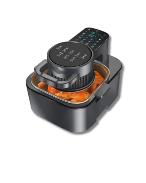 Fritadeira Grande Sem Óleo Air Fryer Digital Lcd 8L - Preto - 110V