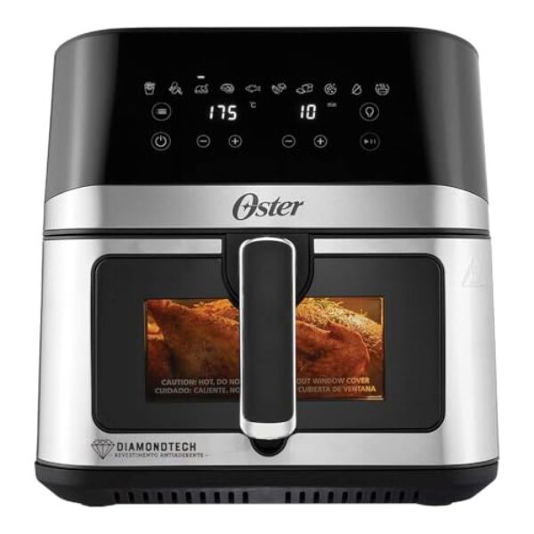 Fritadeira Inox DiamondTech Oster 7,5L com Visor Transparente - 220V