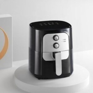 Fritadeira Sem óLeo, Fritadeira EléTrica DoméStica Sem óLeo Fritadeira Sem óLeo 5,5 Litros 1400 Watts 127 V Ou 220 V Estilo Retrô(inox 127V)