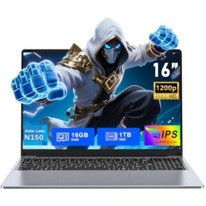 FUNYET Laptop de 15,6 polegadas, I5-7Y54, 16 GB RAM SSD de 1 TB