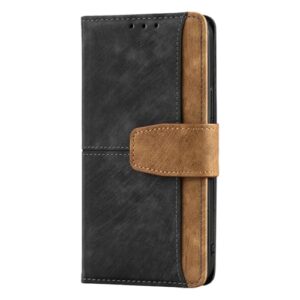 FWYANZH Capa carteira para iPhone 17 Pro Max/17 Pro/Air/17, capa de couro fosco flip com função de suporte, fecho magnético, capa à prova de choque, preta, 17 Pro Max