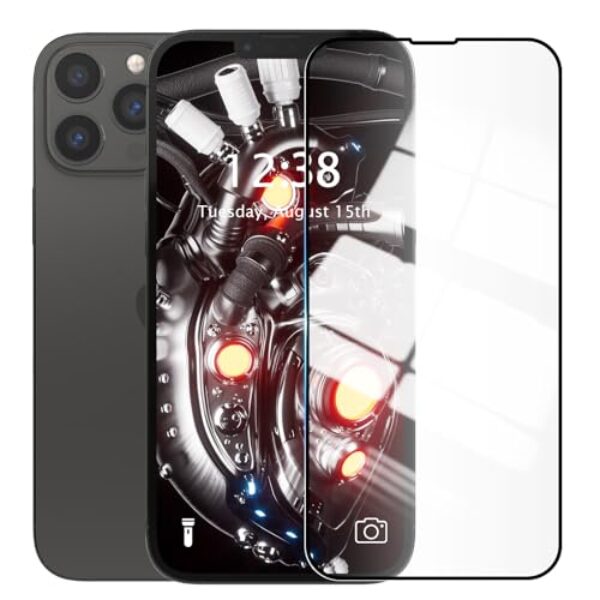 GANGANPRO Pacote com 1 película protetora de tela HD compatível com Samsung Galaxy S25 FE, dureza 9H, sem bolhas, antiarranhões, película temperada privada