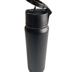 Garrafa de água isolada com suporte magnético para telefone compatível com MagSafe e iPhone, ímã de dupla face, quente 12H frio 24H, suporte de telefone para garrafa de água de aço inoxidável para