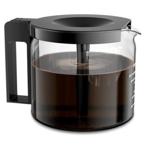 Garrafa de vidro compatível com Technivorm Moccamaster KBGV Select, KBG Brewers, CD, CDG, 1,134 g, 1,25 L, substituição de cafeteira (89830)