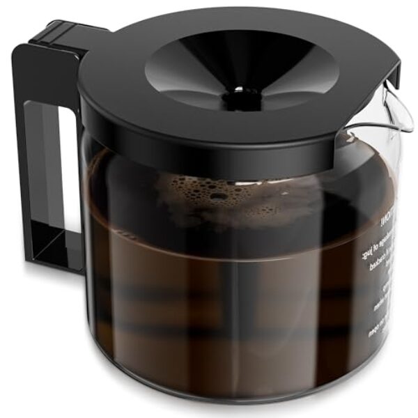 Garrafa de vidro compatível com Technivorm Moccamaster KBGV Select, KBG Brewers, CD, CDG, 1,134 g, 1,25 L, substituição de cafeteira (89830)